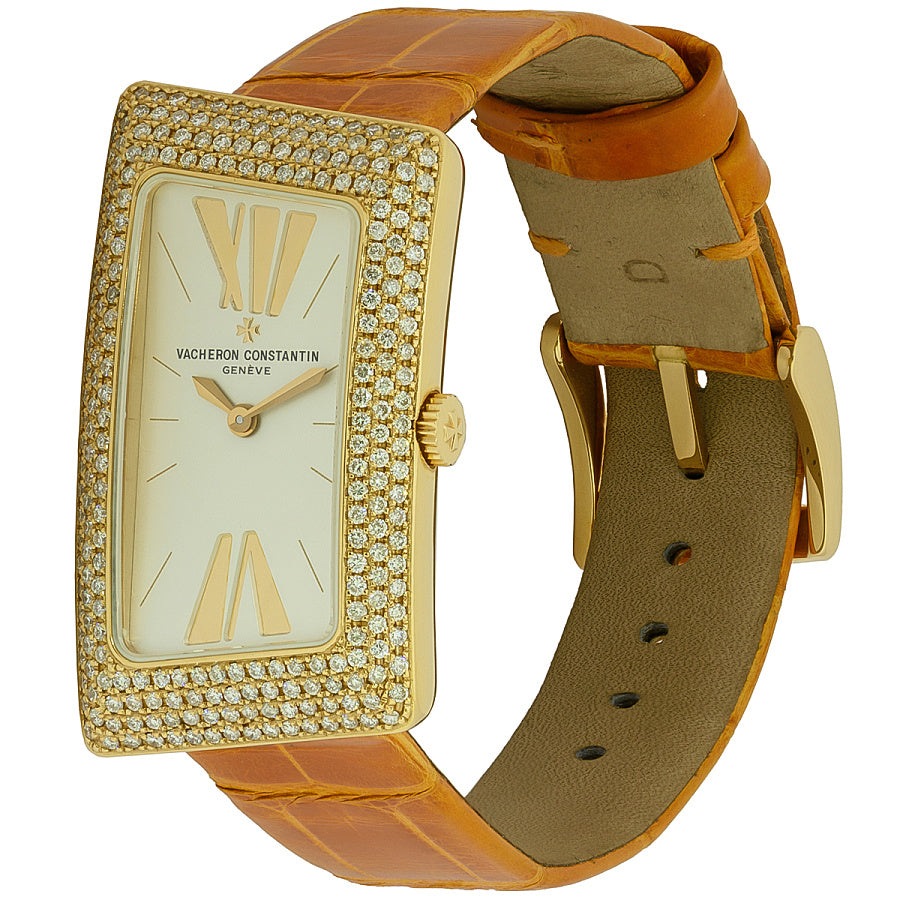 Vacheron Constantin 1972 Cambree 18K Rose Gold & Diamonds Lady's Watch