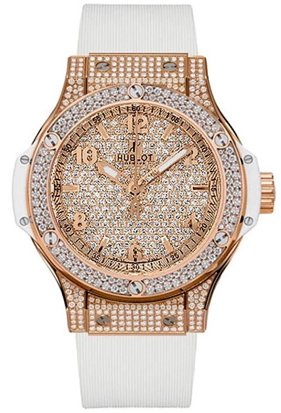Hublot Big Bang 18K Rose Gold & Diamonds Lady's Watch