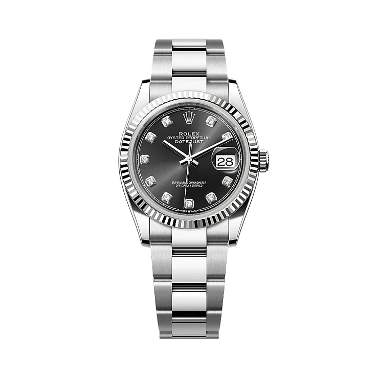 Rolex Datejust Stainless steel & 18K White Gold & Diamonds Lady's Watch