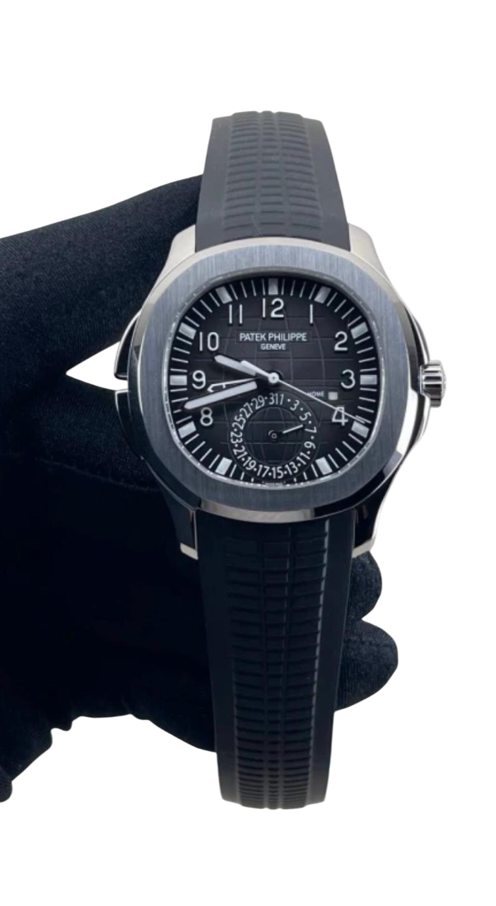 Patek Philippe Aquanaut Dual Time Stainless Steel Men's Watch