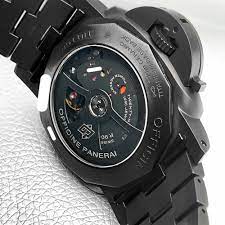 Panerai Luminor 1950 Tuttonero GMT Black Dial Mens Watch PAM00438