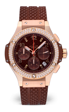 Hublot Big Bang Cappuccino Chronograph 18K Rose Gold & Diamonds Unisex Watch