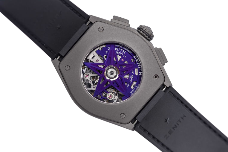 Zenith Defy El Primero 21 Chronograph Ultraviolet Matte Titanium Men's Watch