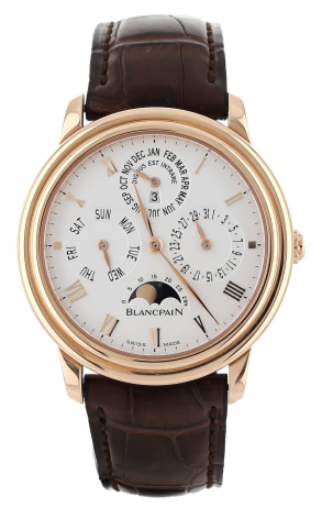 Blancpain Villeret Perpetual Calendar 18K Rose Gold Men's Watch