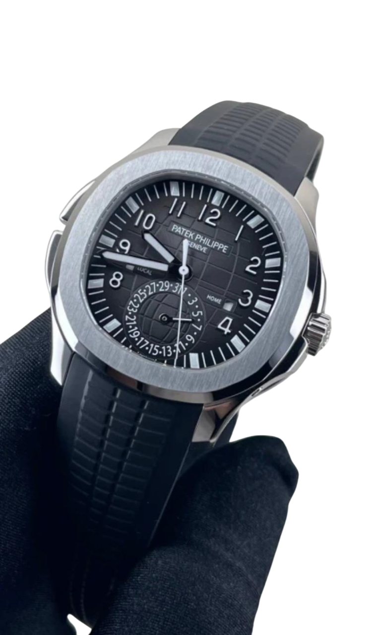 Patek Philippe Aquanaut Dual Time Stainless Steel Men's Watch