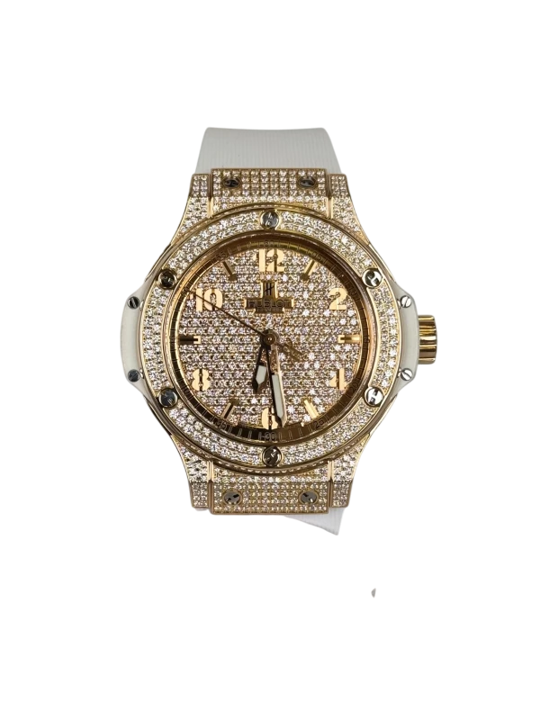 Hublot Big Bang 18K Rose Gold & Diamonds Lady's Watch