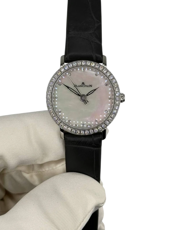 Blancpain Villeret Ultraplate Stainless Steel & Diamonds Lady's Watch