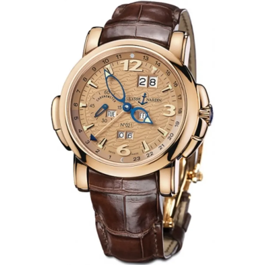 Ulysse Nardin Classic GMT Perpetual 18K Rose Gold Men's Watch