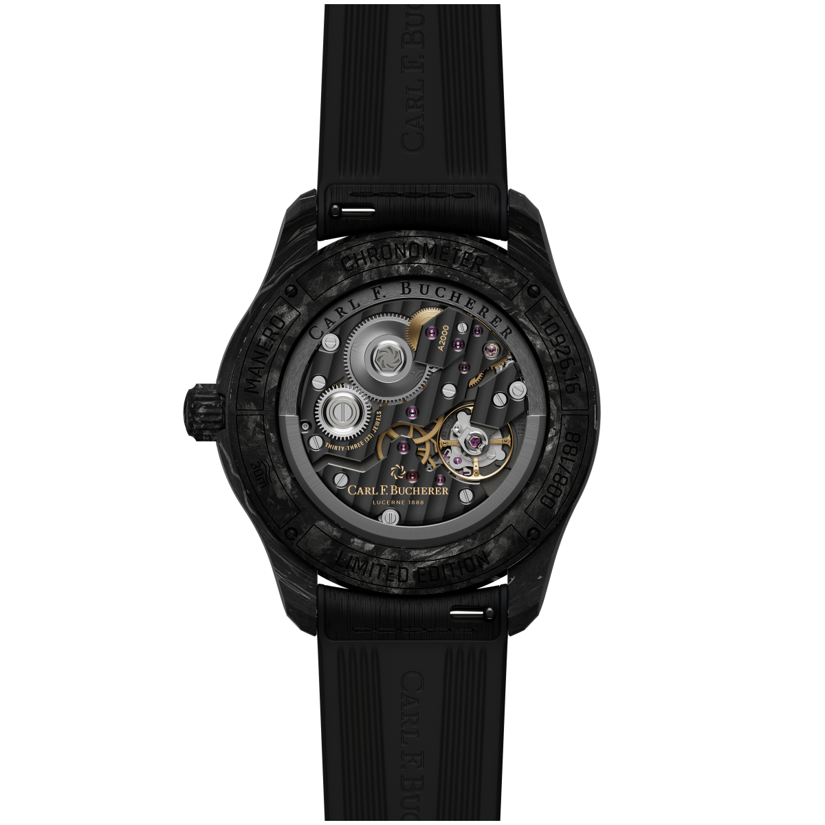 Carl F. Bucherer Manero Chronometer Carbon Limited Edition Men's Watch