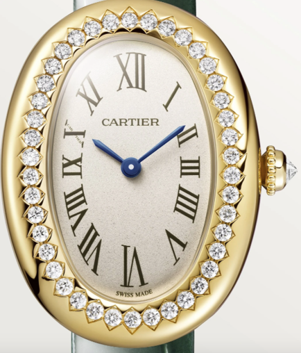 Cartier Baignoire Small model 18K Yellow Gold & Diamonds Lady's Watch