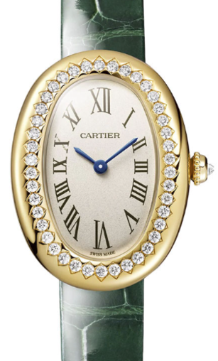 Cartier Baignoire Small model 18K Yellow Gold & Diamonds Lady's Watch