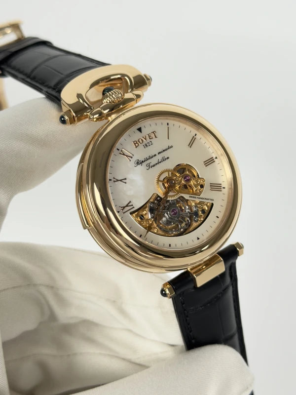 Bovet Fleurier 43 Minute Repeater Tourbillon Skeleton 18k Yellow Gold Men's Watch D840