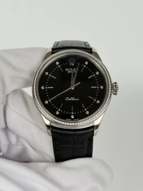 Rolex Cellini 18k White Gold Men's Watch