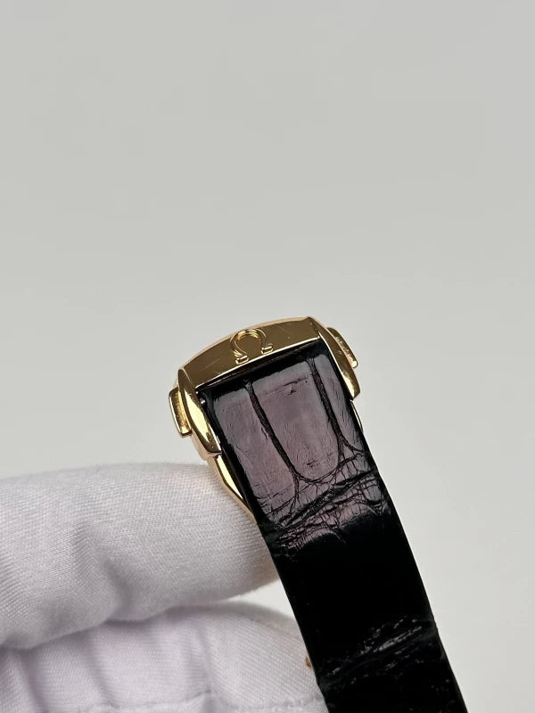 Omega De Ville Ladymatic 18K Rose Gold & Diamonds Lady's Watch