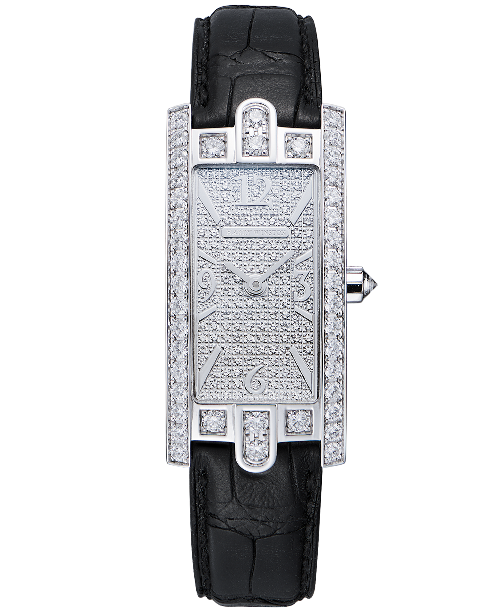 Harry Winston Avenue 18K White Gold & Diamonds Ladies Watch