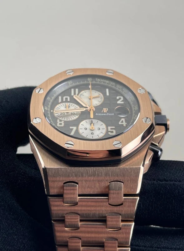 Audemars Piguet Royal Oak Offshore Chronograph 18K Rose Gold Men's Watch