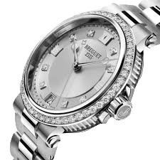 Breguet Marine Stainless Steel & Diamonds Lady's Watch