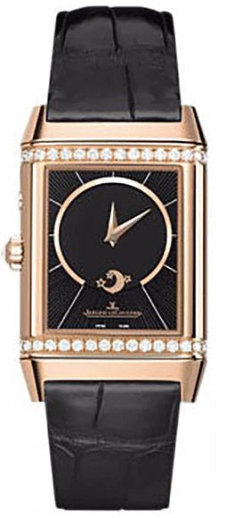 Jaeger-LeCoultre Reverso Duetto Duo 18k Rose Gold Ladies Watch