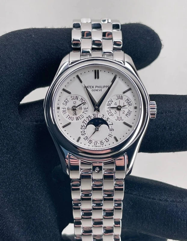 Patek Philippe Perpetual Calendar 18K White Gold Men’s Watch
