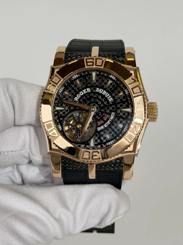 Roger Dubuis Easy Diver Tourbillon 18K Rose Gold Men's Watch