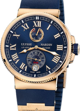 Ulysse Nardin Maxi Marine Chronometer 18K Rose Gold Men's Watch