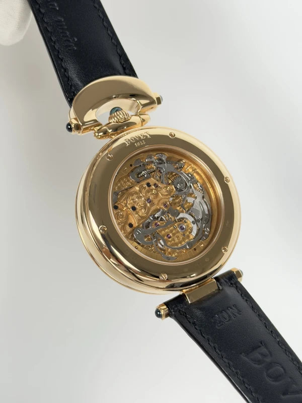 Bovet Fleurier 43 Minute Repeater Tourbillon Skeleton 18k Yellow Gold Men's Watch D840