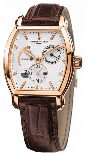 Vacheron Constantin Malte Tonneau Dual Time 18K Rose Gold Men’s Watch