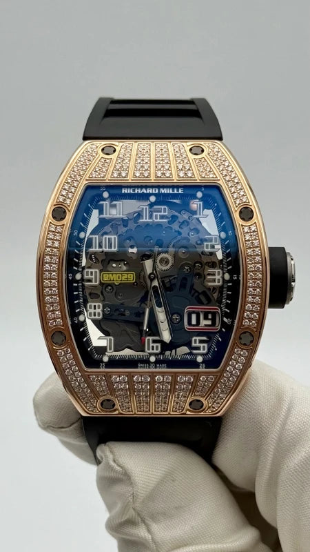Richard Mille RM 029 18K Rose Gold & Diamonds Men's Watch