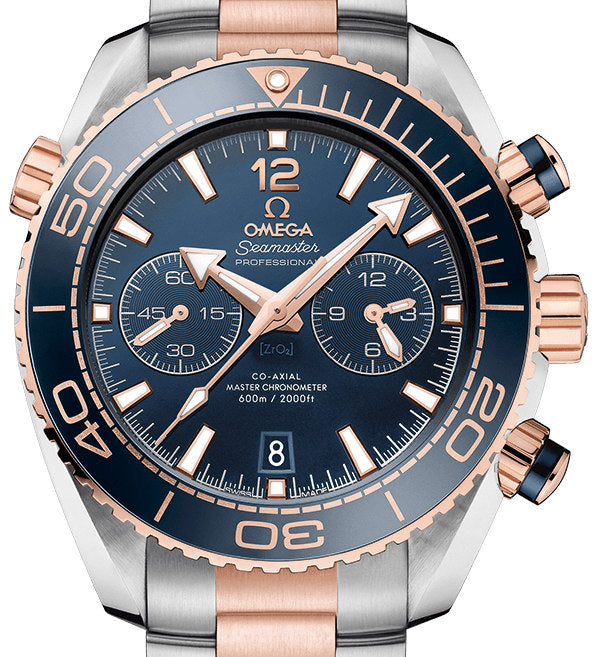 Omega Seamaster Planeta Ocean Chronograph Stainless steel & 18K Sedna™ gold & Ceramic Men's Watch