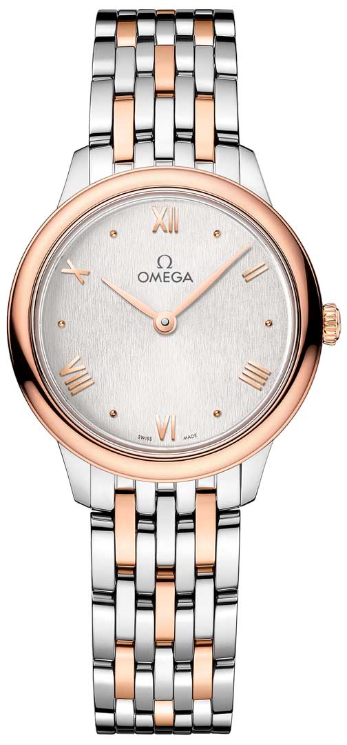 Omega De ville Prestige Stainless steel & 18K Sedna™Gold Lady's Watch