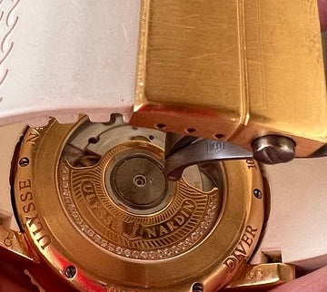 Ulysse Nardin Marine 18K Rose gold & Diamonds Lady's Watch