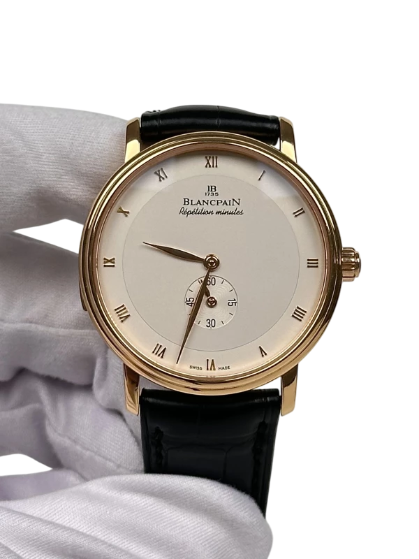 Blancpain Villeret Répétition Minutes 18K Rose Gold Men's Watch