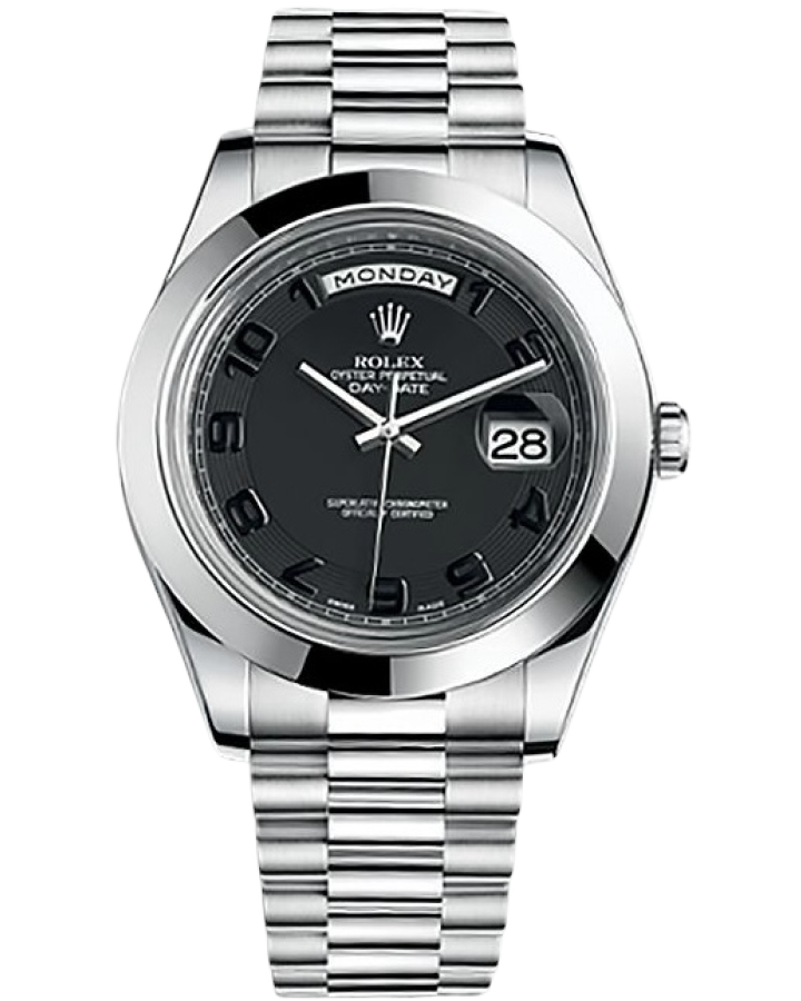 Rolex Day-Date II Archive Day-Date II Platinum Black Platinum Men's Watch