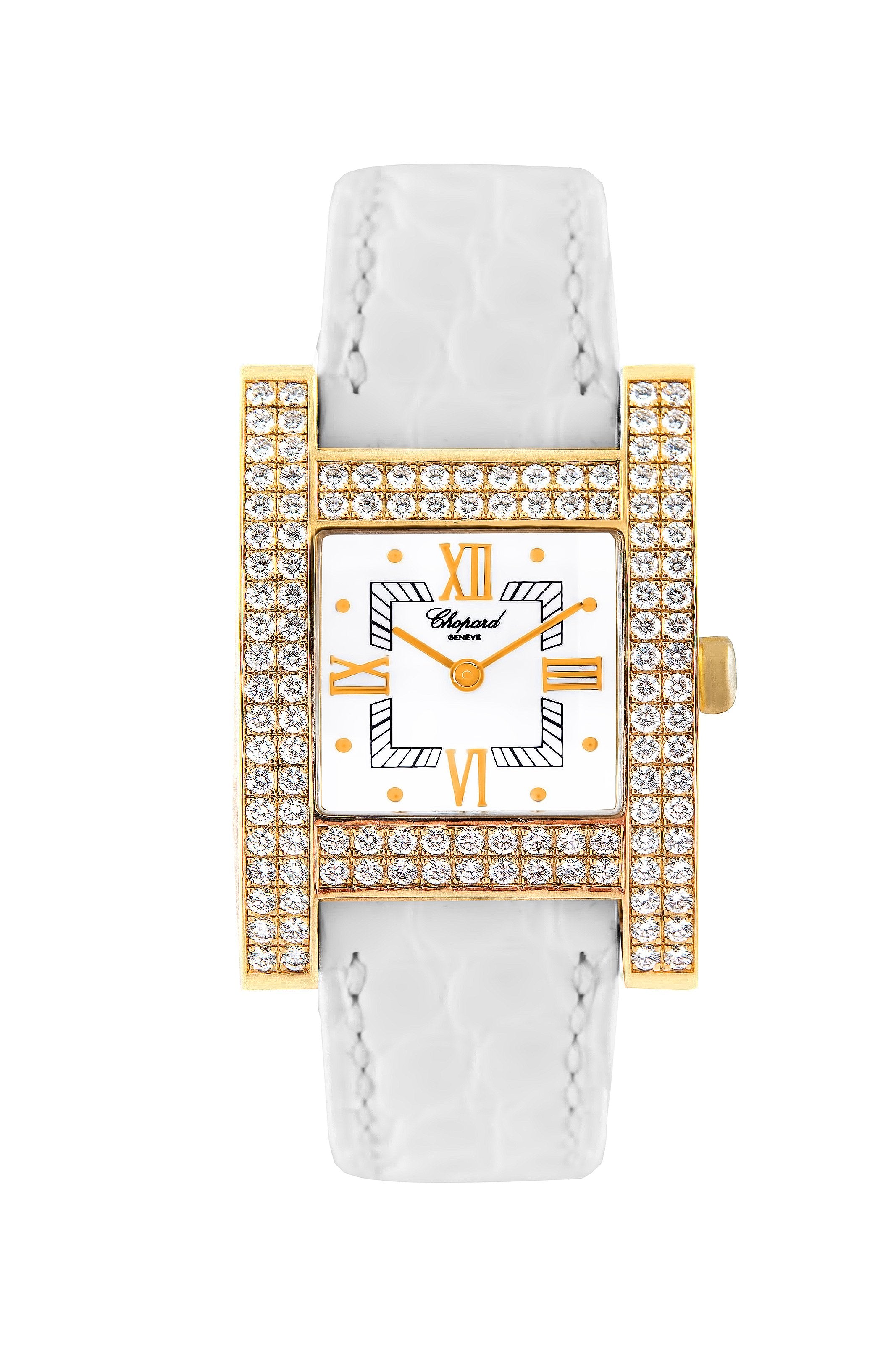 Chopard Your Hour 18K Yellow Gold & Diamonds Lady's Watch | Worldofluxuryus
