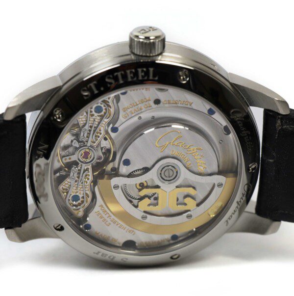 Glashutte Original Pano Matic Lunar Stainless steel Men's Watch