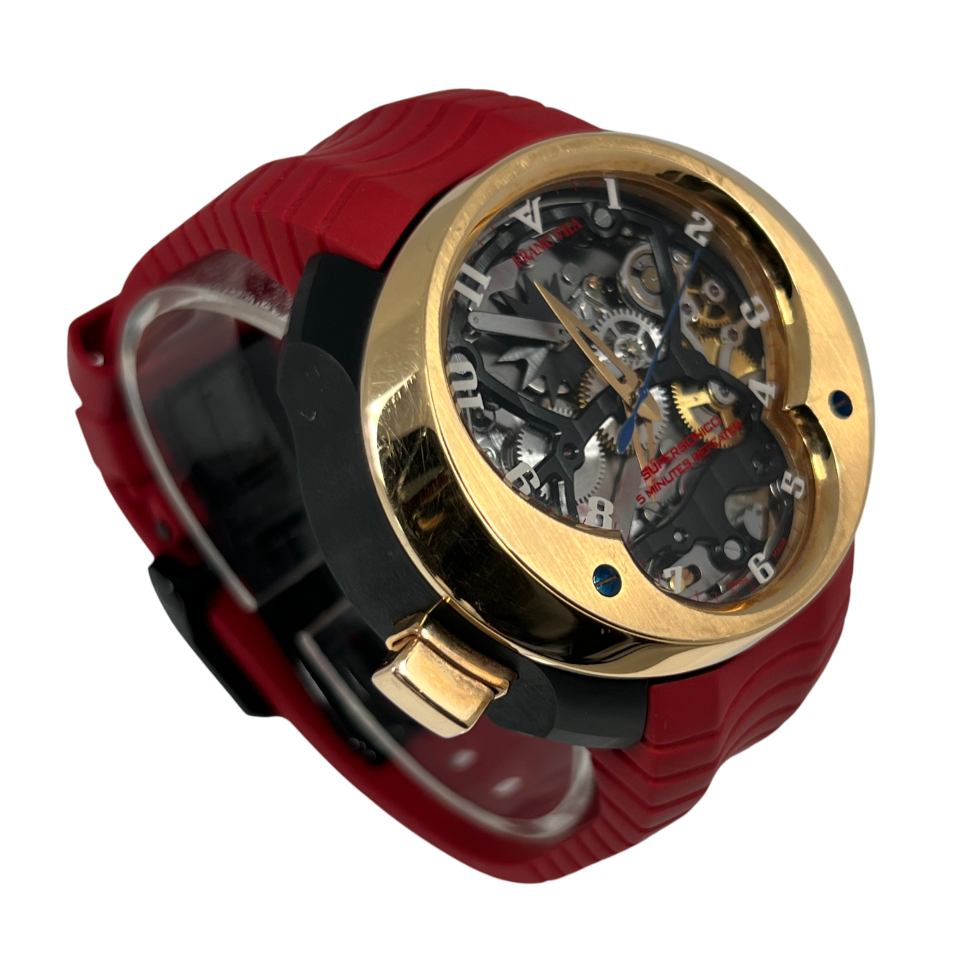 Franc Vila Cobra Super Sonico 5 Minutes Repeater 18K Rose Gold & PVD Titanium Men's Watch