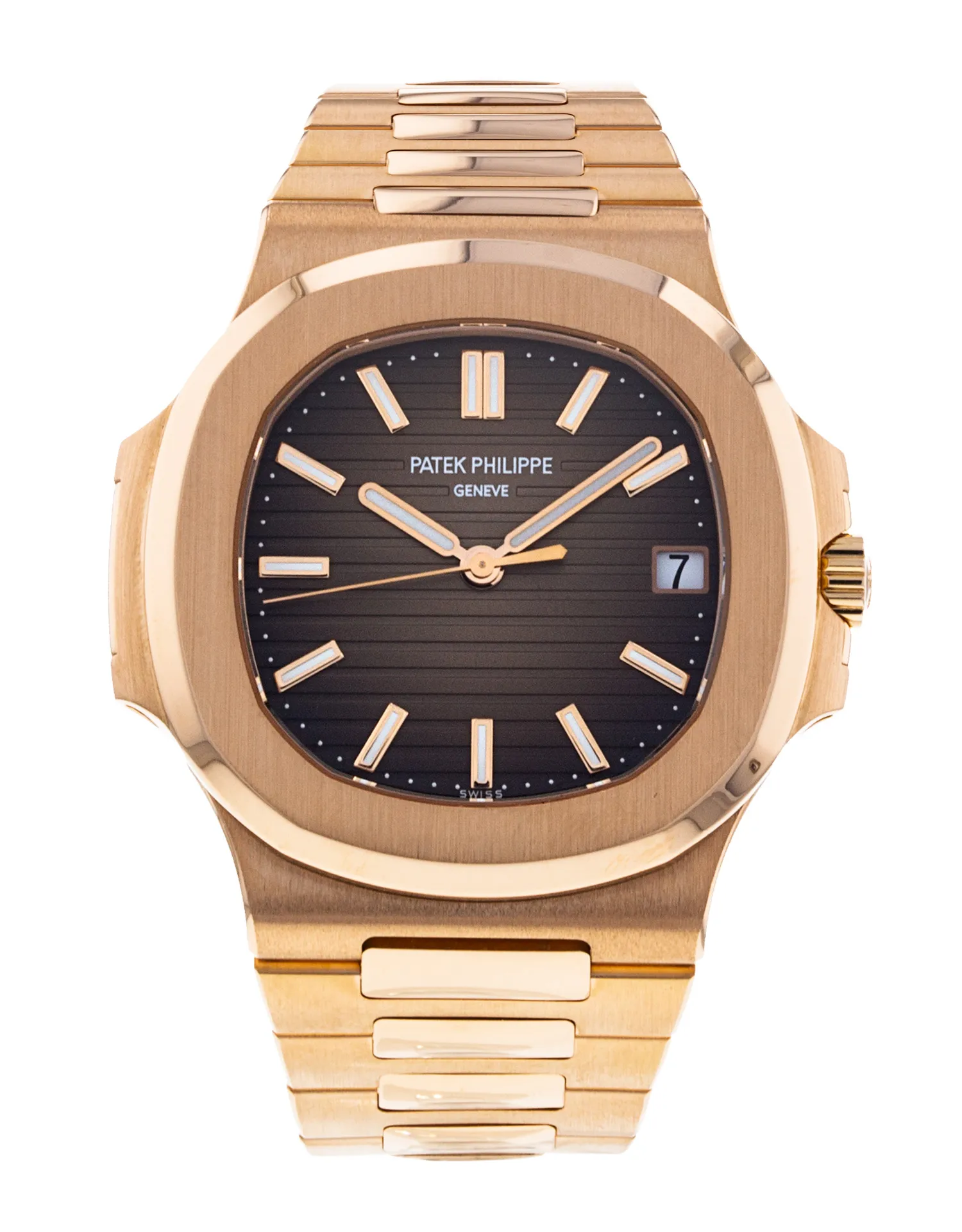 Patek Philippe Nautilus 18K Rose Gold Man's Watch