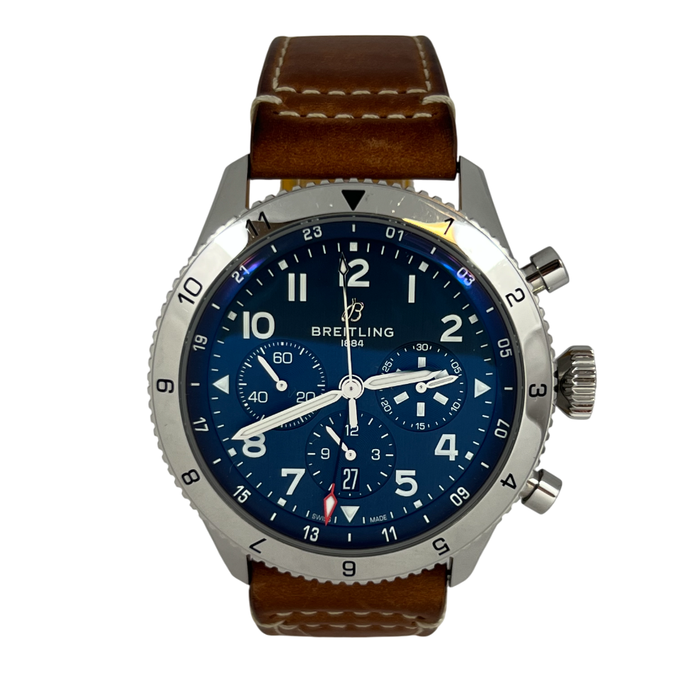 Breitling Super AVI Chronograph Stainless Steel Men's Watch