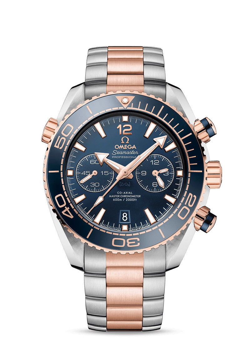 Omega Seamaster Planeta Ocean Chronograph Stainless steel & 18K Sedna™ gold & Ceramic Men's Watch