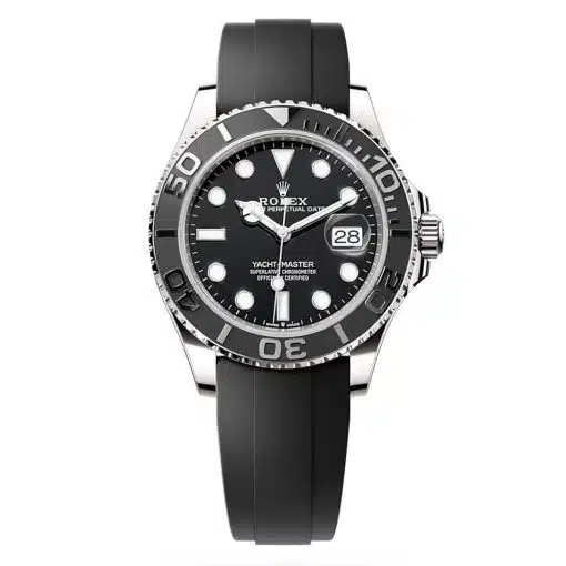 Rolex Yacht-Master 18K White Gold & Black Ceramic Men's Watch