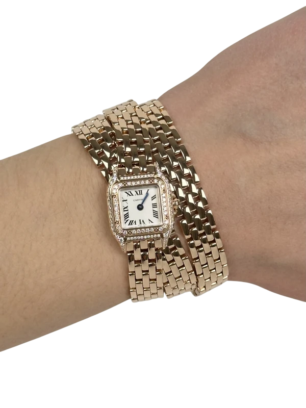 Cartier Panther 18K Rose Gold & Diamonds Lady's Watch
