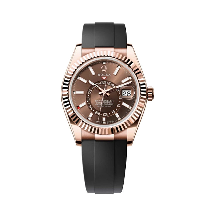Rolex Sky-Dweller 18K Rose Gold Men's Watch