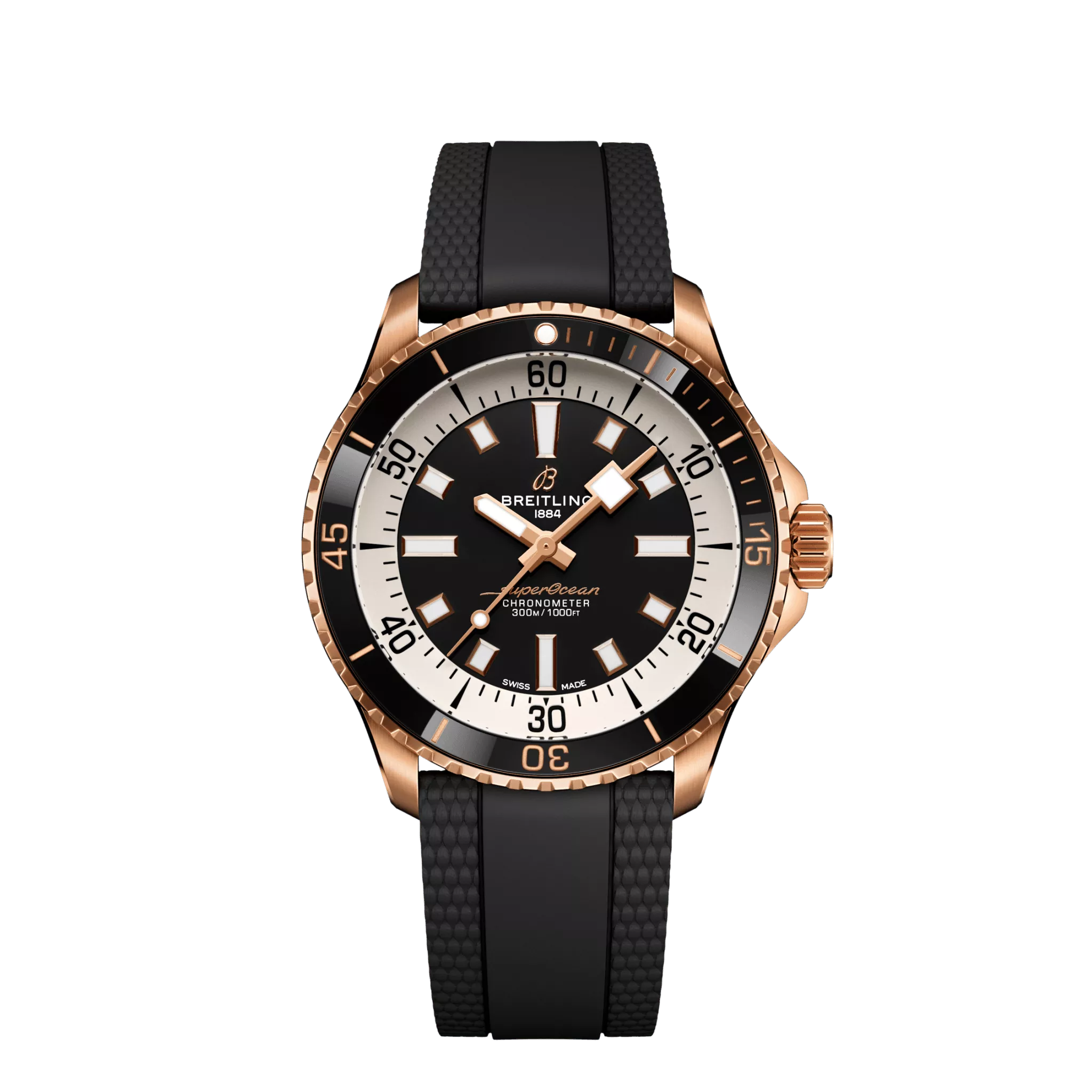 Breitling Superocean Super Diver 42 mm 18K Red Gold Men's Watch