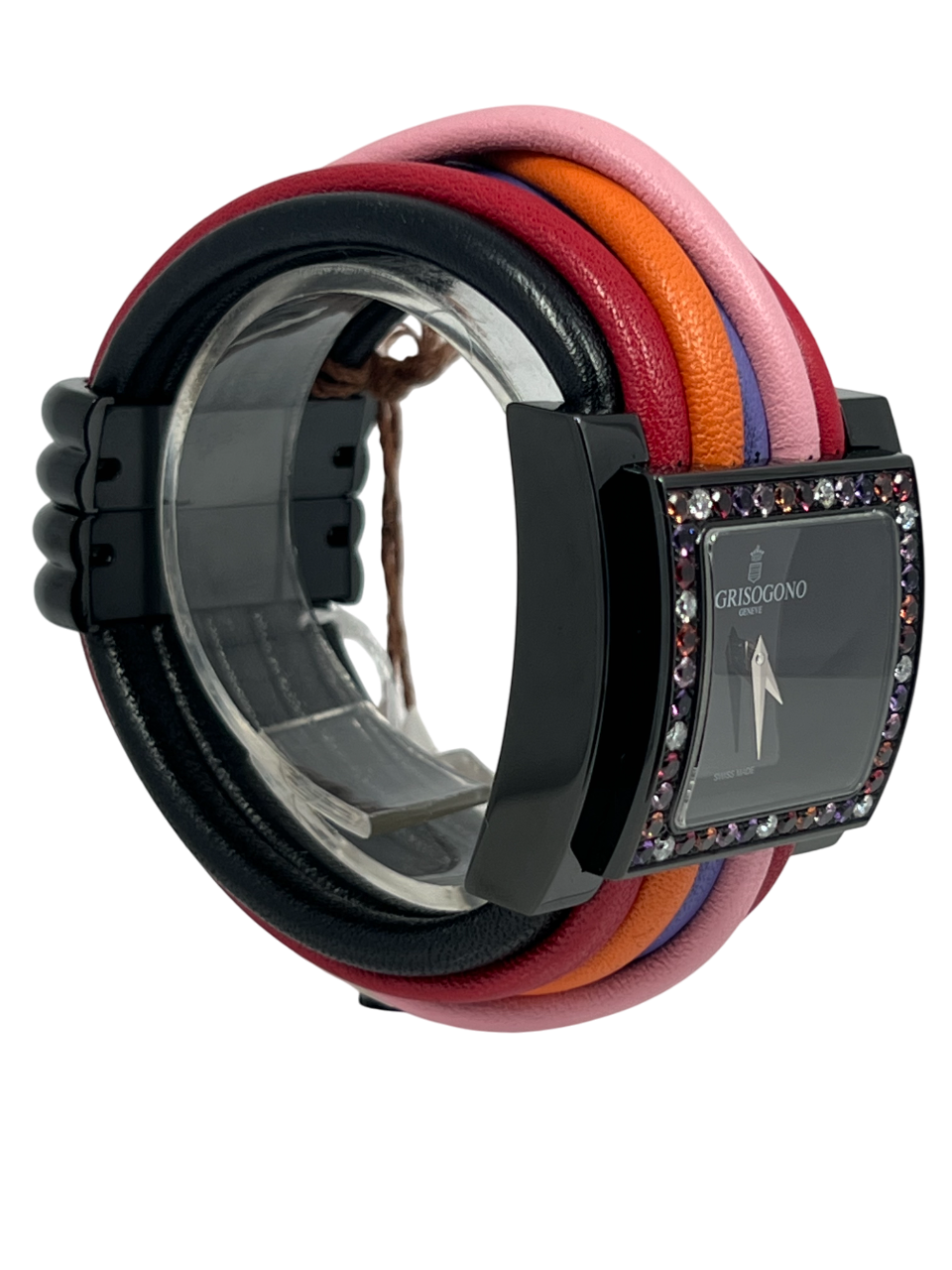 De Grisogono Quartz Allegra S12 PVD Stainless Steel & Sapphires & Diamonds & Spinels & Amethysts Lady's Watch