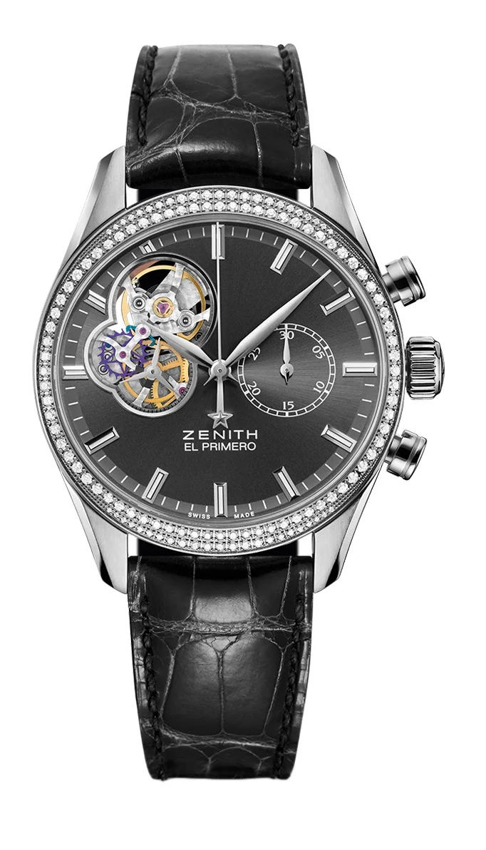Zenith El Primero Chronomaster Stainless Steel & Diamonds Lady's Watch