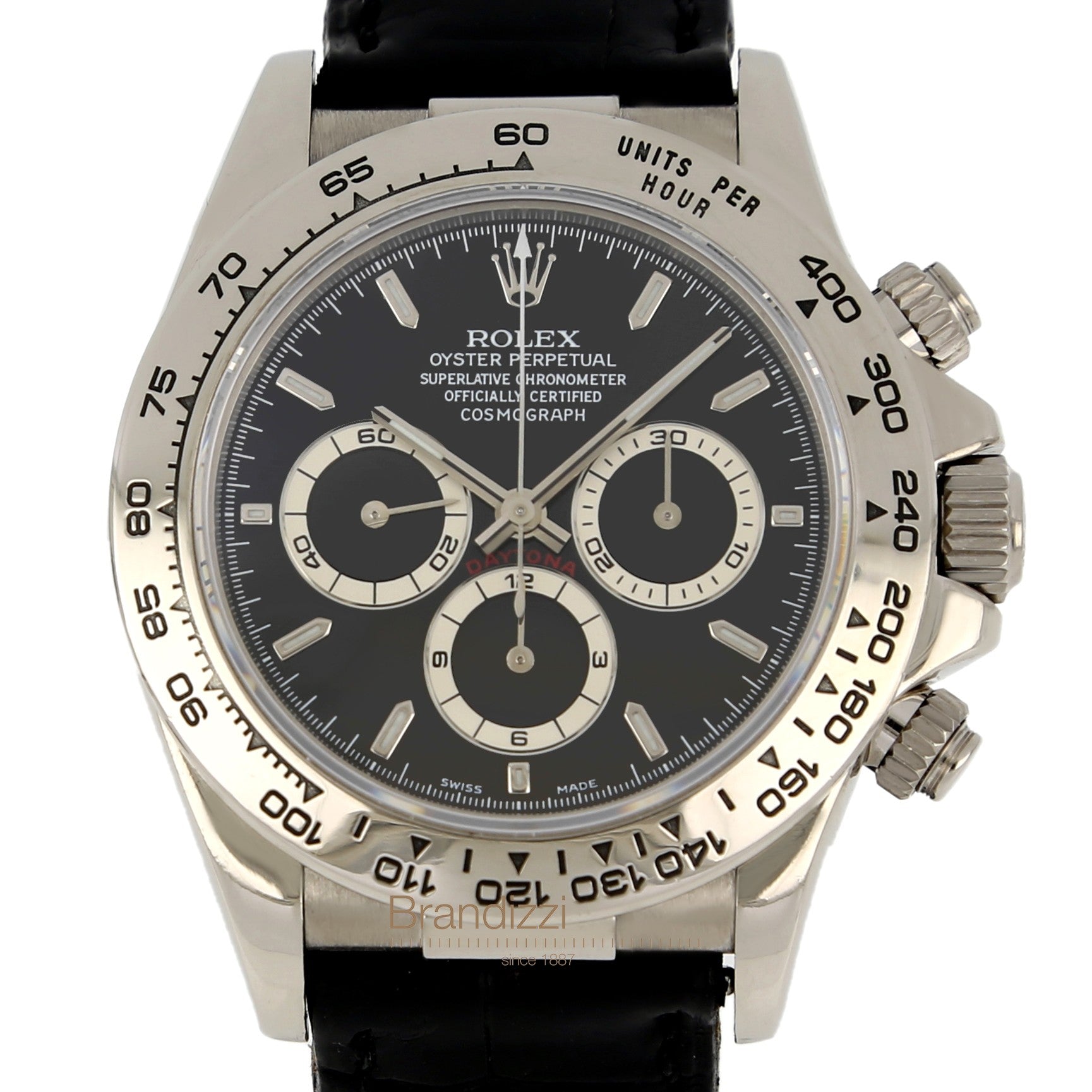 Rolex Daytona Cosmograph 18K White Gold Men's Watch