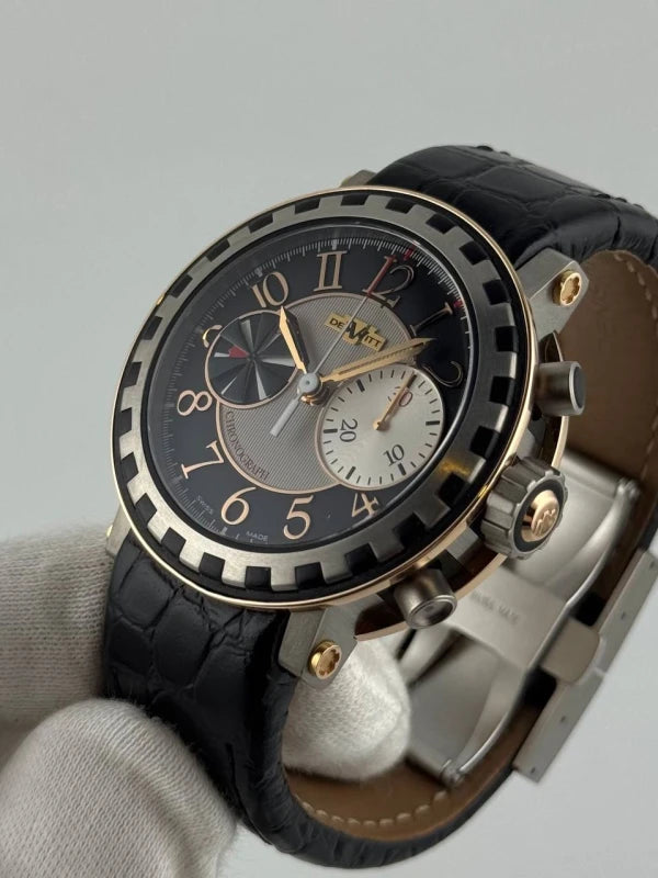 DeWitt Academia Chronographe Séquentiel Rose Gold & Titanium Men’s Watch
