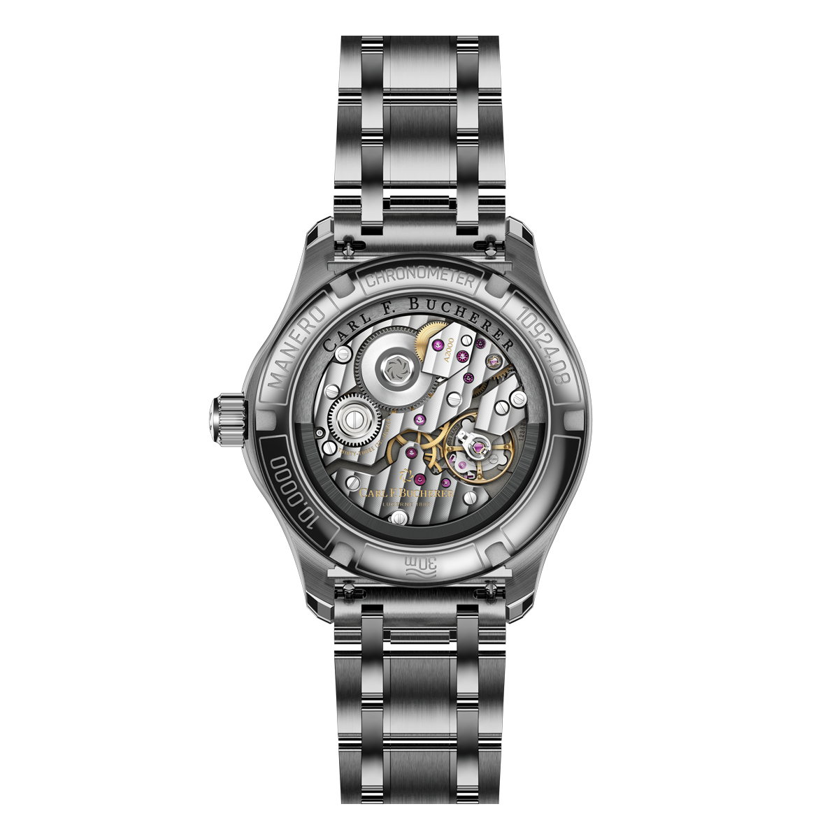 Carl F. Bucherer Manero Chronometer Stainless Steel Men's Watch