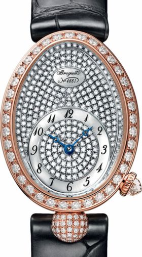 Breguet Reine de Naples 18K Rose Gold & Diamonds Lady's Watch