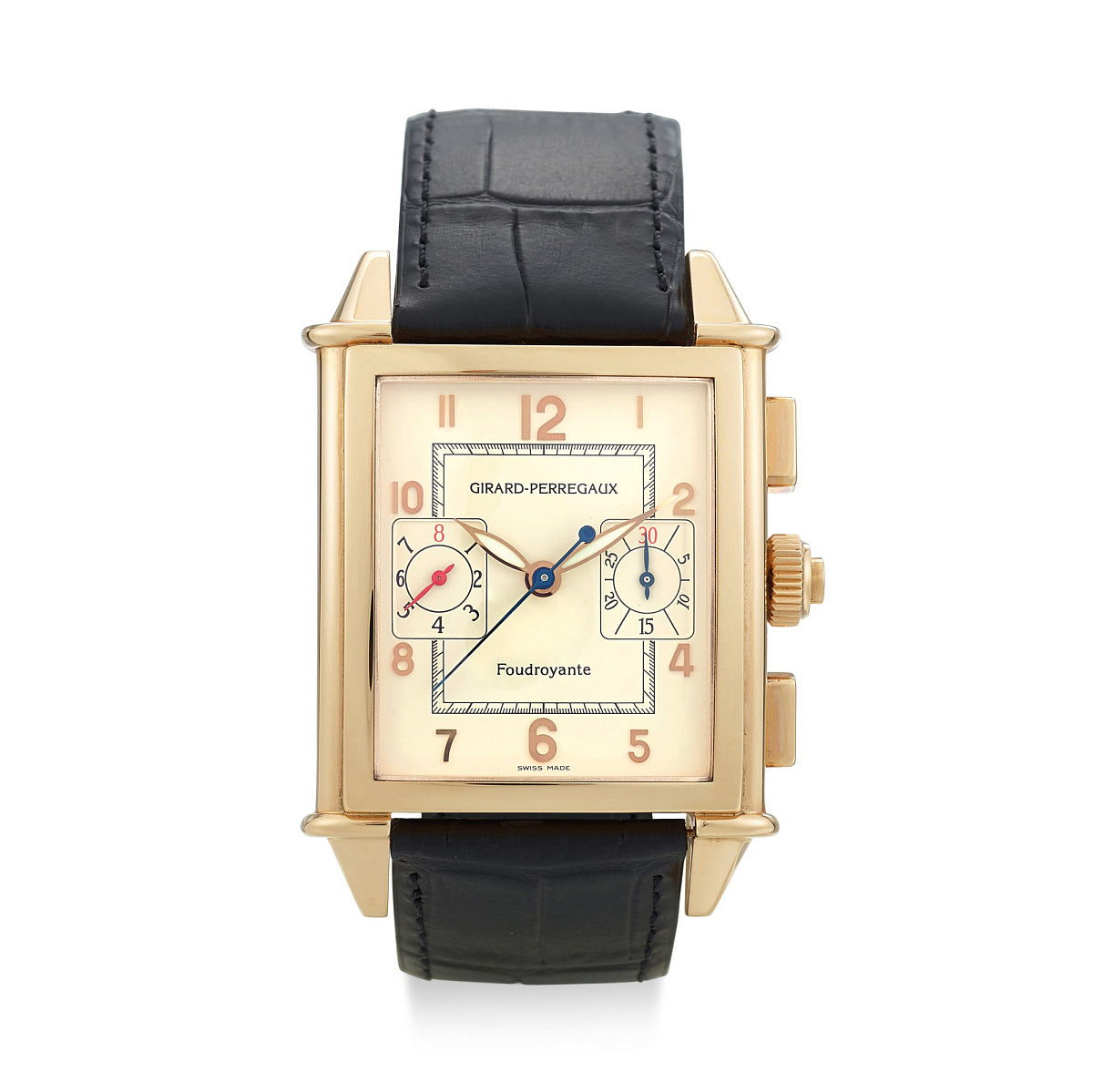 Girard-Perregaux Haute Horlogerie Vintage 1945 XXL Split Second Chronograph Foudroyante  18K Rose Gold  Men's Watch